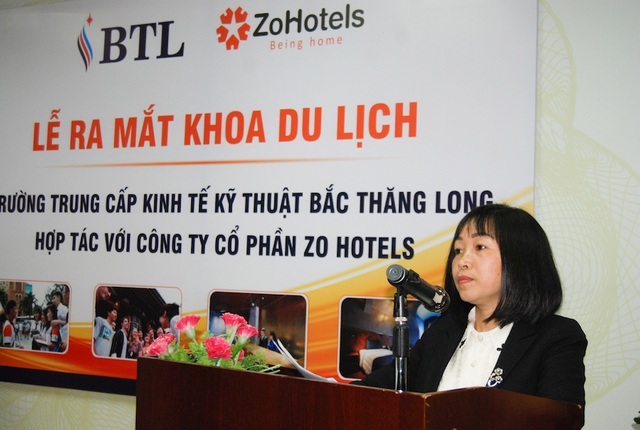 Hợp tác mở khoa Du lịch giữa trường Trung cấp Kinh tế Kỹ thuật Bắc Thăng Long và Zo Hotels - 5