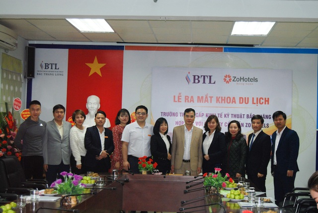 Hợp tác mở khoa Du lịch giữa trường Trung cấp Kinh tế Kỹ thuật Bắc Thăng Long và Zo Hotels - 1